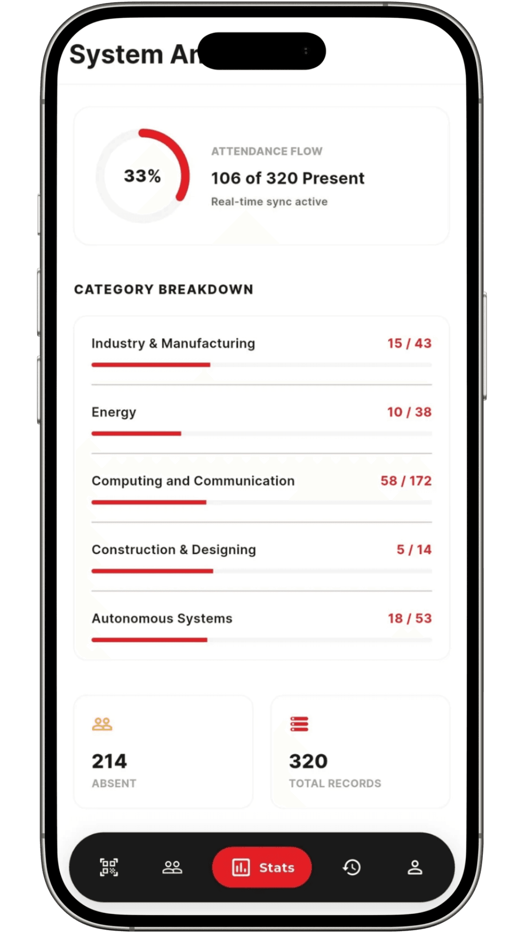 MIE Attendance App screenshot 3